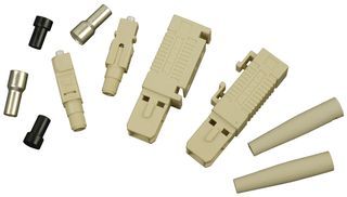 SC Duplex Multimode Fiber Optic Connector, 125um