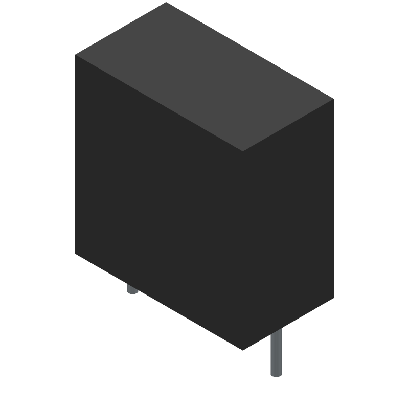 Cap Film Suppression X2 0.33uF 275VAC PET 20% (17.5 X 9.5 X 17.5mm) Radial Plastic Rectangular Can 15mm 100°C Bag