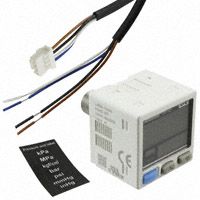 Pressure Sensor, 1% Acc, 12-24V, PNP/Analog, 72.52PSI Max