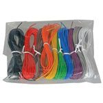STRANDED MOUNTING WIRE SET, 10 COLORS, MAX 300V,24AWG