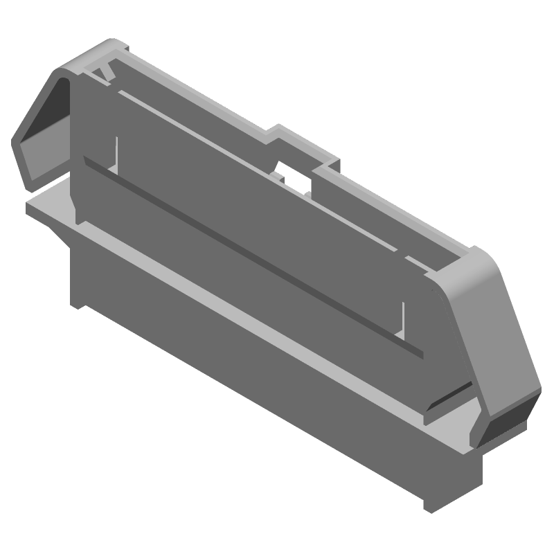 16 Pos Black Connector Shroud, 3A, 2.54mm Pitch