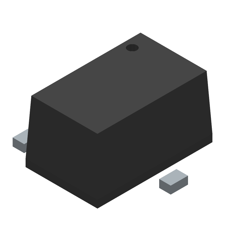 100 mA, 50 V, Schottky Barrier Diode, Low IR, Single MCP, SC-70 / MCP3, 3000-REEL