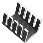 Heat Sink Passive TO-220 Slim Channel Screw Mount Aluminum 32°C/W Black Anodized