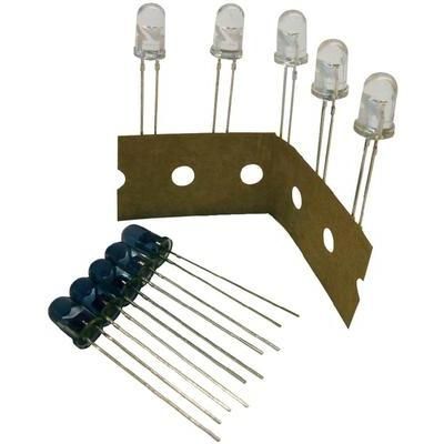LED set 870 nm, 925 nm 5 mm radial lead Kemo S081