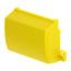 CAP TACTILE RECTANGULAR YELLOW