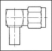ITT SEALECTRO   050-628-9188310   RF/COAXIAL, SMA PLUG, R/A, 50 OHM, CRIMP