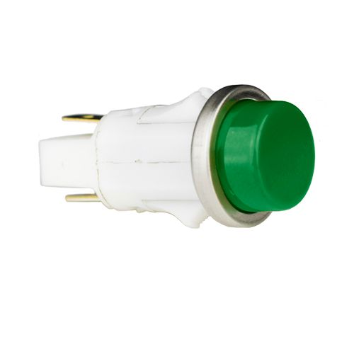 CHICAGO MINIATURE LIGHTING 1090QC5-28V LAMP, INDICATOR, INCANDESCENT, 16MM, GREEN
