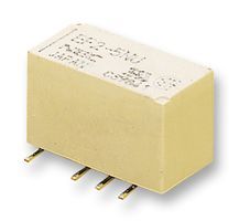DPDT Signal Relay, 5VDC Coil, 1A Contact, SMD, Non-Latching
