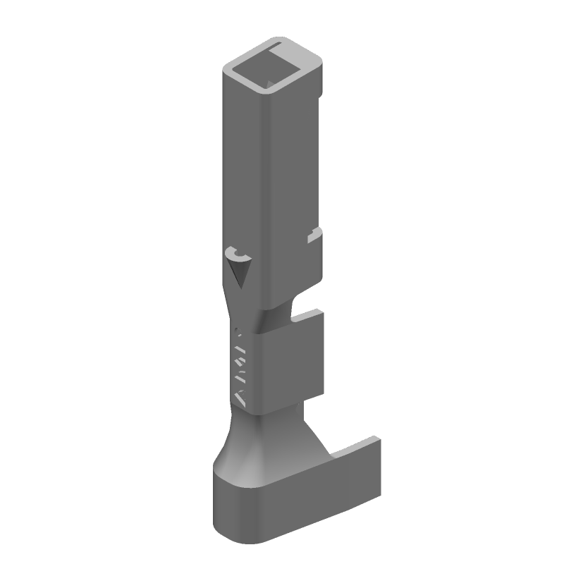 Multi-Lock Female Signal Crimp Connector, 20-24AWG, Tin Plated
