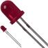 Single Color LED, Standard Red, Diffused, T-1 3/4, 5mm, PLASTIC PACKAGE-2