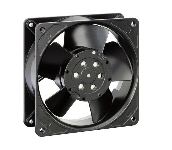 230VAC Axial Fan, 119mm, 2650RPM, 94CFM, Ball Bearing, Metal