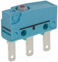 Switch Snap Action N.O./N.C. SPDT Pin Plunger 0.1A 250VAC 30VDC 1.47N Screw Mount Quick Connect Automotive Carton/Case