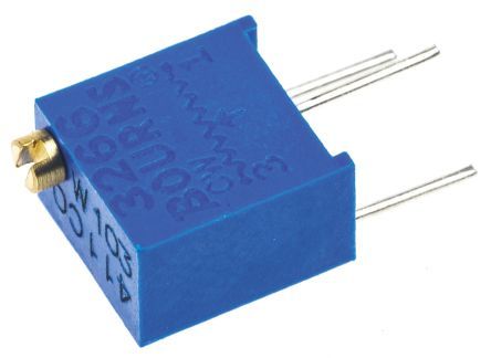 Cermet Trimmer Resistor 10kΩ 10% 0.25W Horiz Pin TH