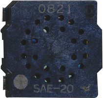 SPEAKER, 20MMX20MM, 8 OHM, 500mW, FULL REEL; Transducer Function:Speaker; Power Rating RMS:500mW; Impedance:8ohm; Sensitivity (dB):93dB; Resonant Frequency:850Hz; Frequency Response Min:-; Frequency Response Max:-; Product Range:- ;RoHS Compliant: Yes