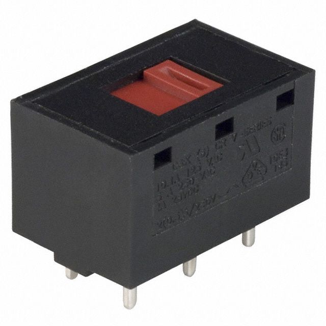 DPDT Slide Switch, 10A 250VAC, Thru-Hole PC Pins