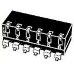 4 Pos SPST Rotary DIP Switch, 24VDC, 25mA, Gold, SMD, Tape & Reel