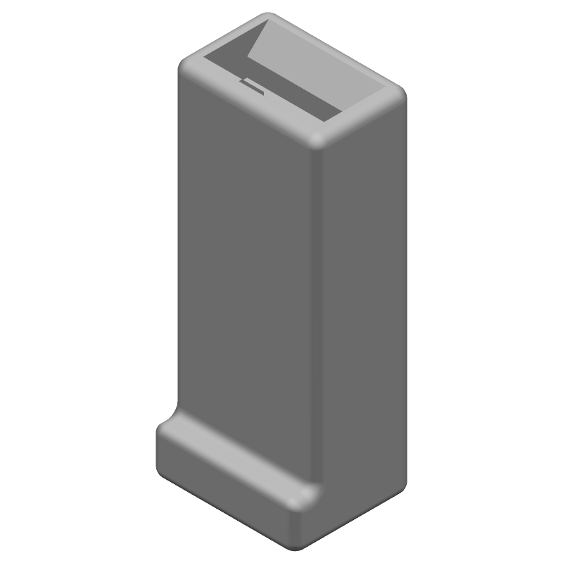 1 Pos Nylon Black Receptacle Connector, Straight, Quick Connect