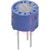 RESISTOR, TRIMMER, CERMET, 1 TURN(S), 0.5 W, 100000 ohm, ROHS COMPLIANT