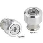 Screw Panel Knurled-HD Slotted Phillips Combo M4 X 0.7-THD 7.37mm-LG Stainless Steel 400 Passivated ASTM A380