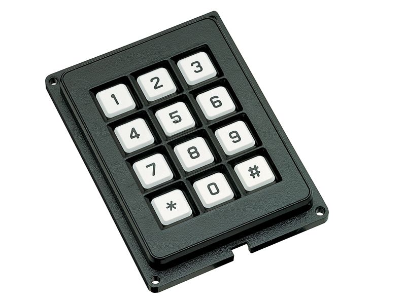 12Keypads and Keyboards Terminal Pins 10mA 24VDC 3.43N
