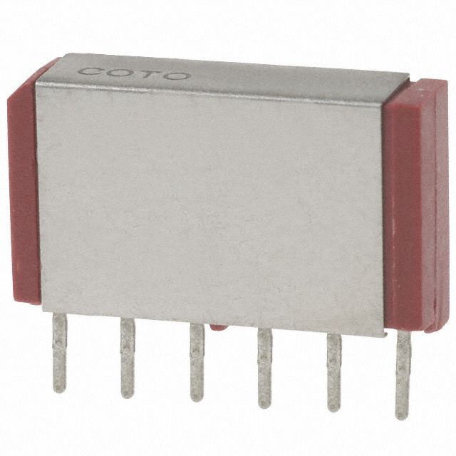 DPST Reed Relay 5VDC 500mA 200V SIP