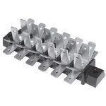 Conn Barrier Strip 2 POS 11.1mm Solder Panel Mount 20A