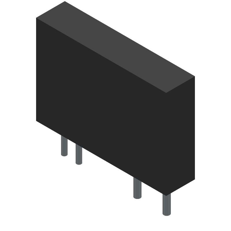 Transistor Output SSR, 1-Channel, 2500V Isolation, ROHS COMPLIANT, SIL-4