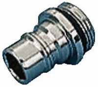 Straight Male 3/4in Straight Coupler, 3/4 in BSP Male, Brass