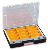 ALLIT         EUROPLUS FLEX 37-13             Multi-Compartment Box, Plastic, 55mm Height, 370mm Width, 295mm Depth