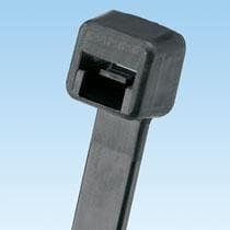 Nylon Cable Ties, Black, 203mm L, 51mm Dia, 178N, -40°C to 85°C