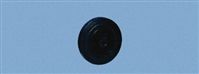 Guitel Black Rubber Tyred Wheel 1820120, 250daN