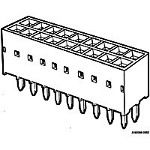 88 Pos 2.54mm Socket Strip, Straight, Thru-Hole, 3A, 1kV