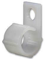 Cable Management, Clip Flame Retardant Natural Screw Mount 3.2mm