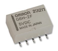 OMRON ELECTRONIC COMPONENTS   G6H-2F 5VDC   Signal Relay, DPDT, 5 VDC, 1 A, SMD, Non Latching
