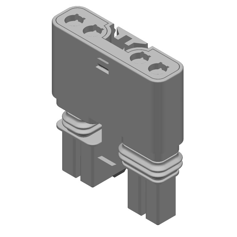 4 Pos Receptacle Cable Assembly, 5A, 400V, IP67, UL94 V-0