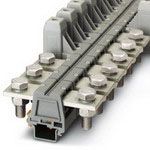 2-Pos Screw Terminal Block, 232A, 1kV, Cable Mount