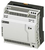 PHOENIX CONTACT         STEP-PS/1AC/48DC/2             AC/DC DIN Rail Power Supply, 1 Output, 85 VAC, 264 VAC, 96 W, 48 VDC