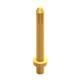 Brass Signal Pin Terminal, Gold Plated, Thru-Hole, Straight