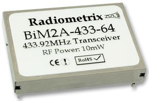 RADIOMETRIX         BIM2A-433-64             RF MOD, TXRX, FM, 433.92MHZ, 64KBPS
