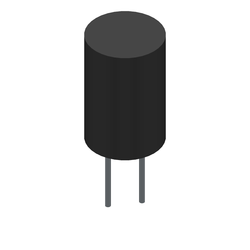 100uF 50V Radial Aluminum Electrolytic Capacitor