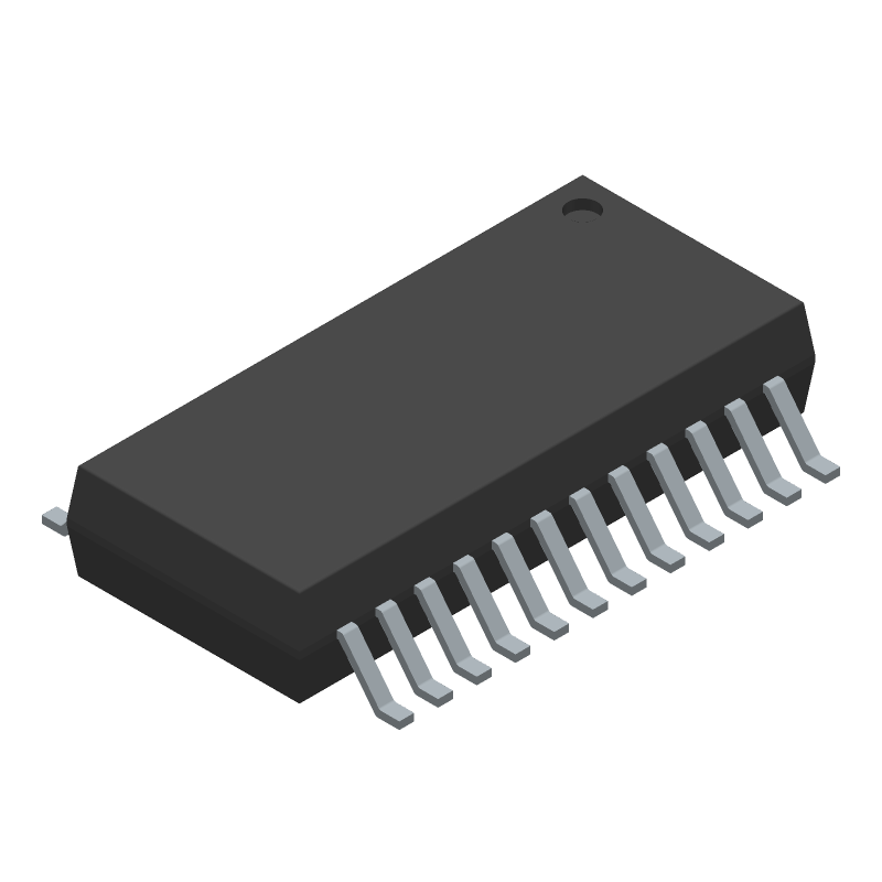 Brush DC Motor Driver IC, 2A, SSOP-24, Industrial