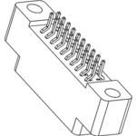 Conn Card Edge F 62 POS 2.54mm Solder ST Thru-Hole