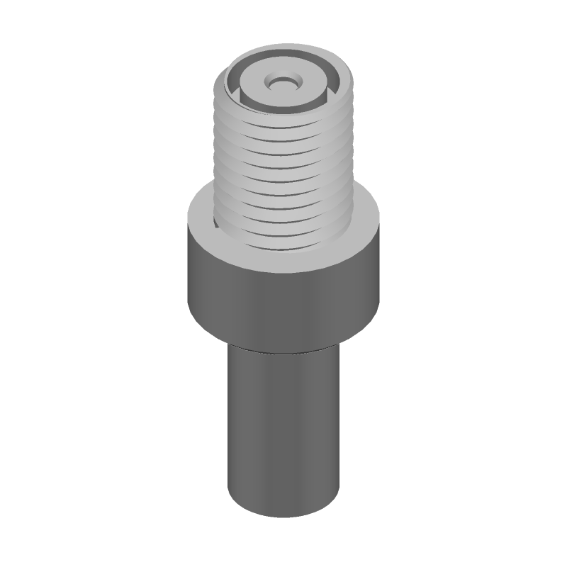 UHF Female RF Connector, 2GHz, 50 Ohm, Crimp, Straight