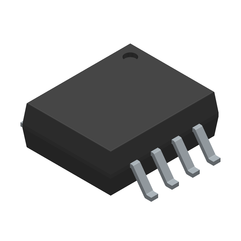Slide Dip Switch, 4 Switches, SPST, Latched, Solder Terminal, Surface Mount-straight, ROHS COMPLIANT