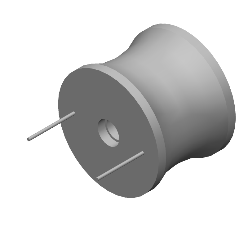1mH 10% Radial Ferrite Inductor, 2A DC
