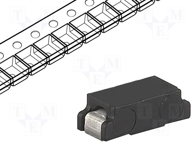 4A Time Delay Fuse, 125VAC/VDC, SMD, 100A IR