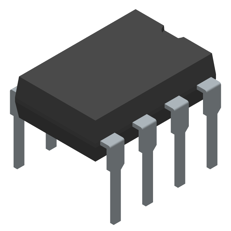 3A 2-Ch Gate Driver, PDIP, 35ns Fall, 75ns Delay