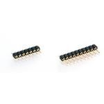 Conn Unshrouded Header HDR 11 POS 2.54mm Solder RA SMD Card Box