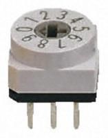 10 Way Through Hole DIP Switch, Rotary Flush Actuator