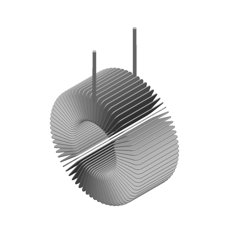 1000uH Radial Inductor, High Current, Shielded, 15%